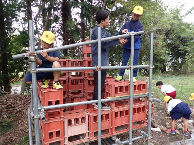 単管で作った基地