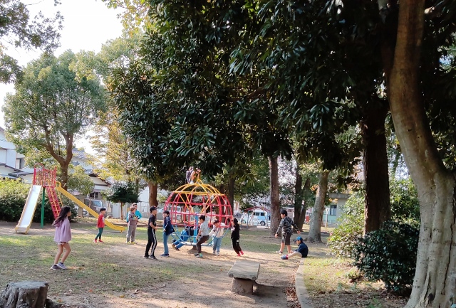 ハンノキ公園の遊具