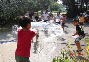 水かけ合戦