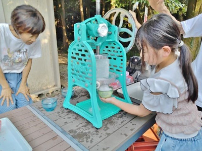 かき氷のおやつ